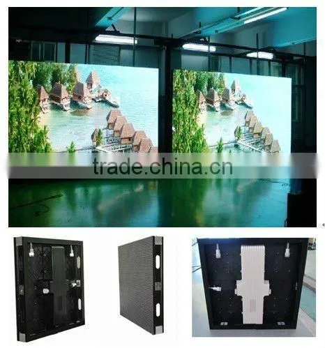 indoor full color led digital signage displays billboard sign P7.62 3in1/led street display signs