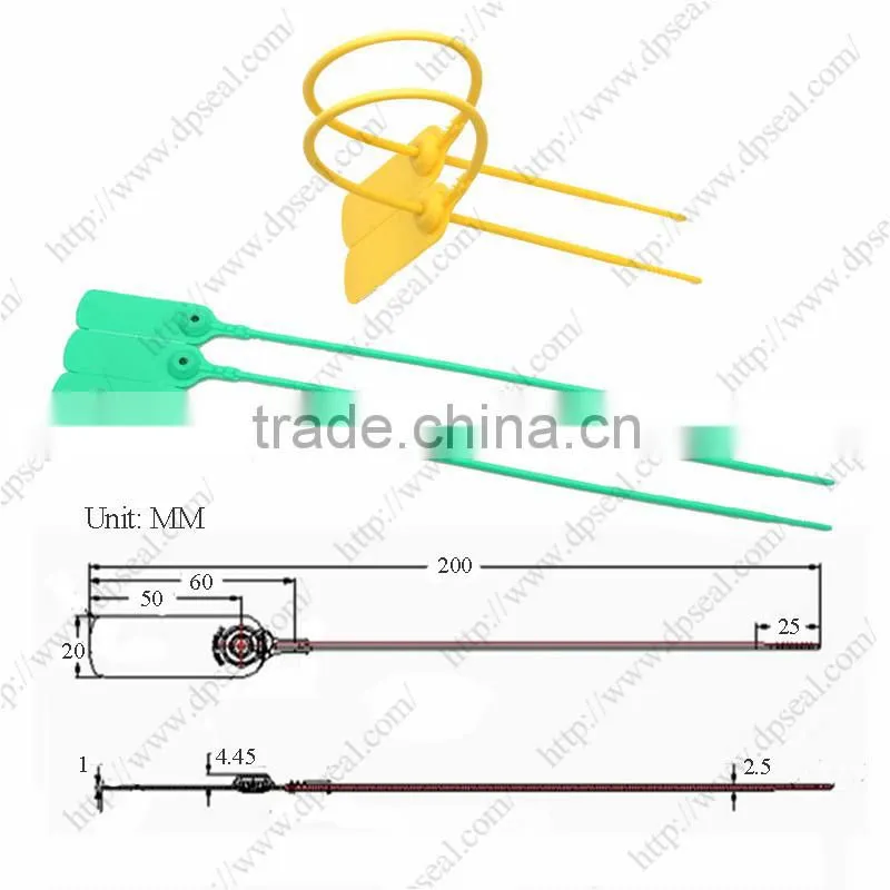Metal Insert Blocking Plastic Security Seal DP-200RH