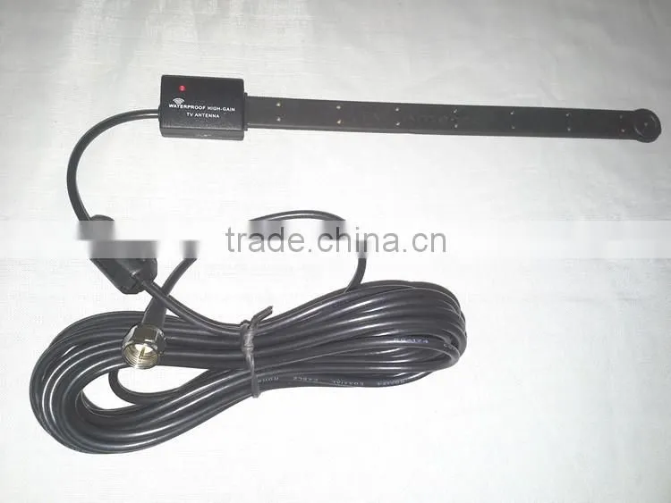 2015 New Arrivel VCAN0961 Car DVB-T DVB-T2 Digital TV antenna aerial built-in signal enlarger booster