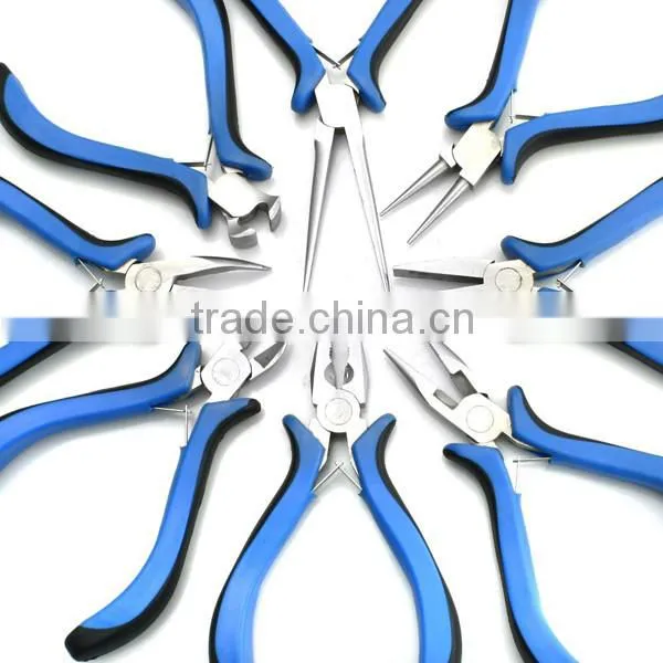 Jewelry Making Tools Kit With Zipper Case Mini Precision Pliers Tools Set For Jewelry Beading Wire Cutting Craft