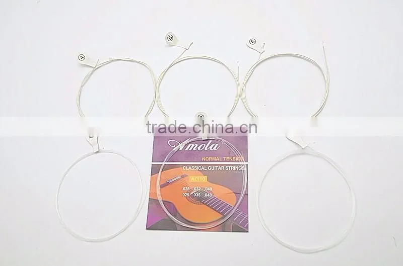 Wholesale guitar strings Amola AC110 AC115 Classical Guitar Strings Nylon Normal HighTension Strings For Classical Guitar
