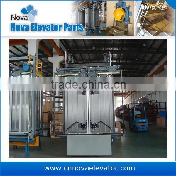 630kg~1600kg,1.0m/s~1.75m/s Machine Room Elevator Cabins, Luxury Residential Passenger Cabin
