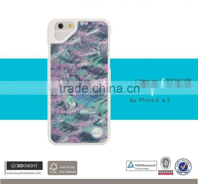Custom Hard Phone Cover for iPhone 6S Seashell Case Colorful Fashion TPU PC Sea shell Case for iPhone SE 4inch