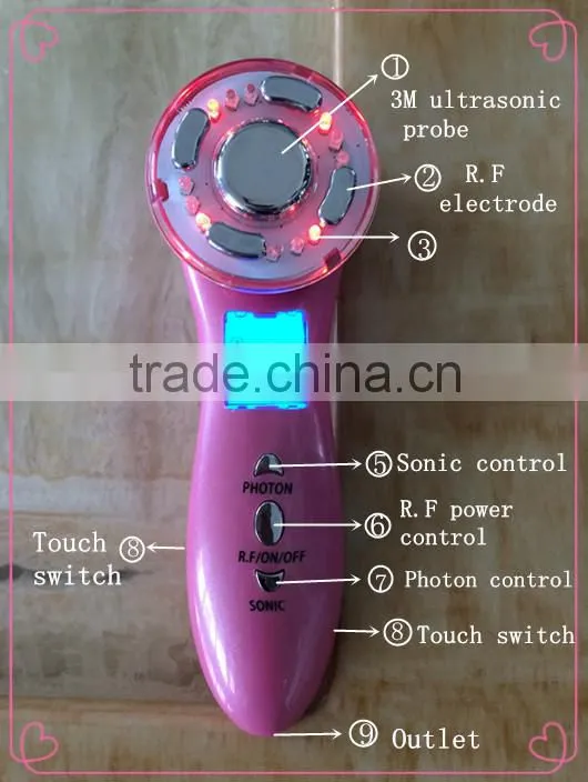 Portable professional photon led light beauty equipment for skin rejuvenation