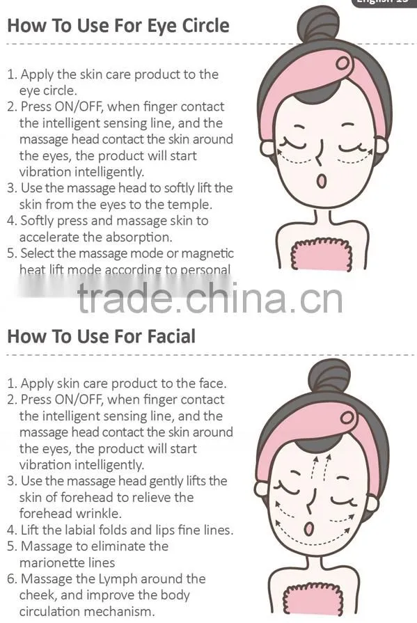 Electric Eye Care Massager for Remove Eye Wrinkle Eye Bag