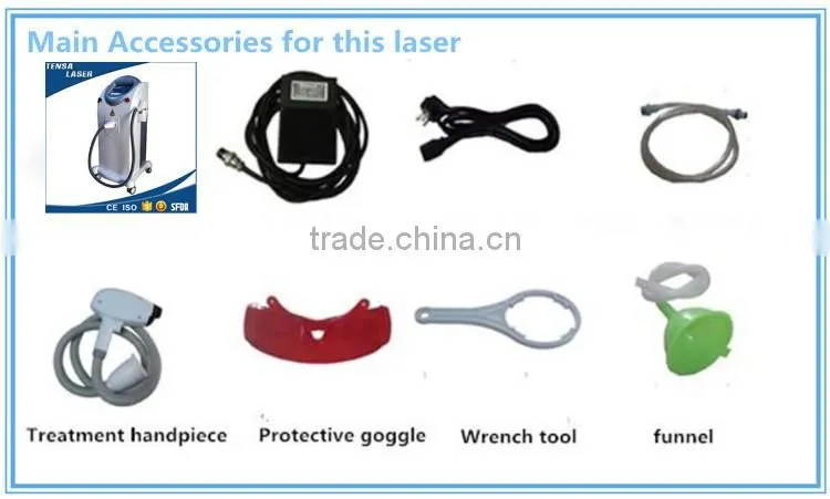 China new medical germany dilas bars 600w big spot 808nm-810 diode laser in motion fast white grey hair removal laser machine