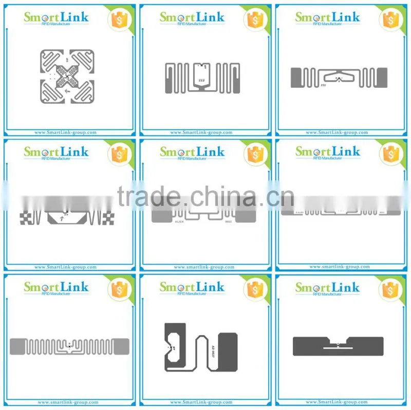 EPC global Gen2 ISO18000-6C Long Distance UHF Rfid inlay Tag,860~960Mhz uhf rfid label sticker tags for warehouse management