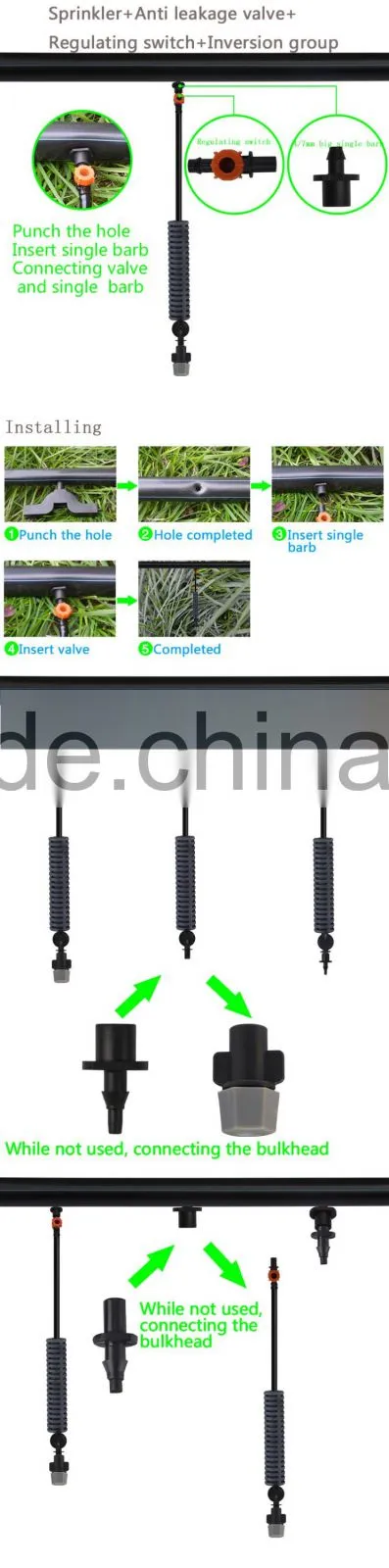mist sprinkler,garden sprinkler/single atomizer,direct factory