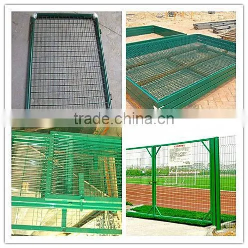 China galvanized flat panel fence gates