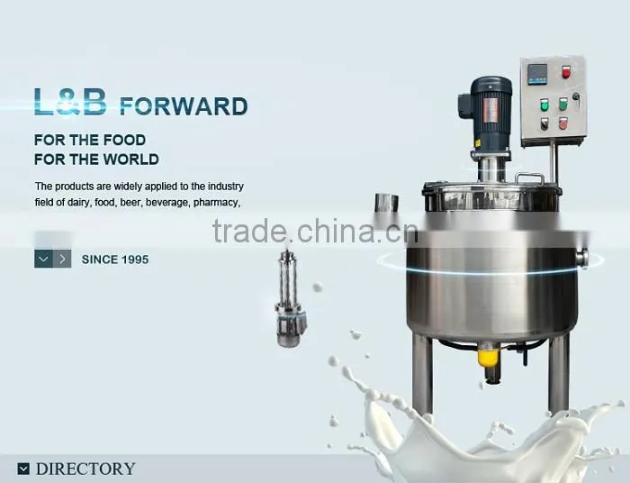 Vacuum Emulsifying Mixer With Bottom Homogenizer