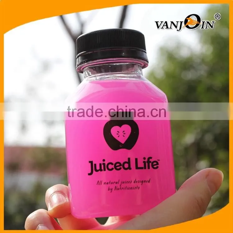 Mini Square Cold Pressed Juice Bottles BPA Free