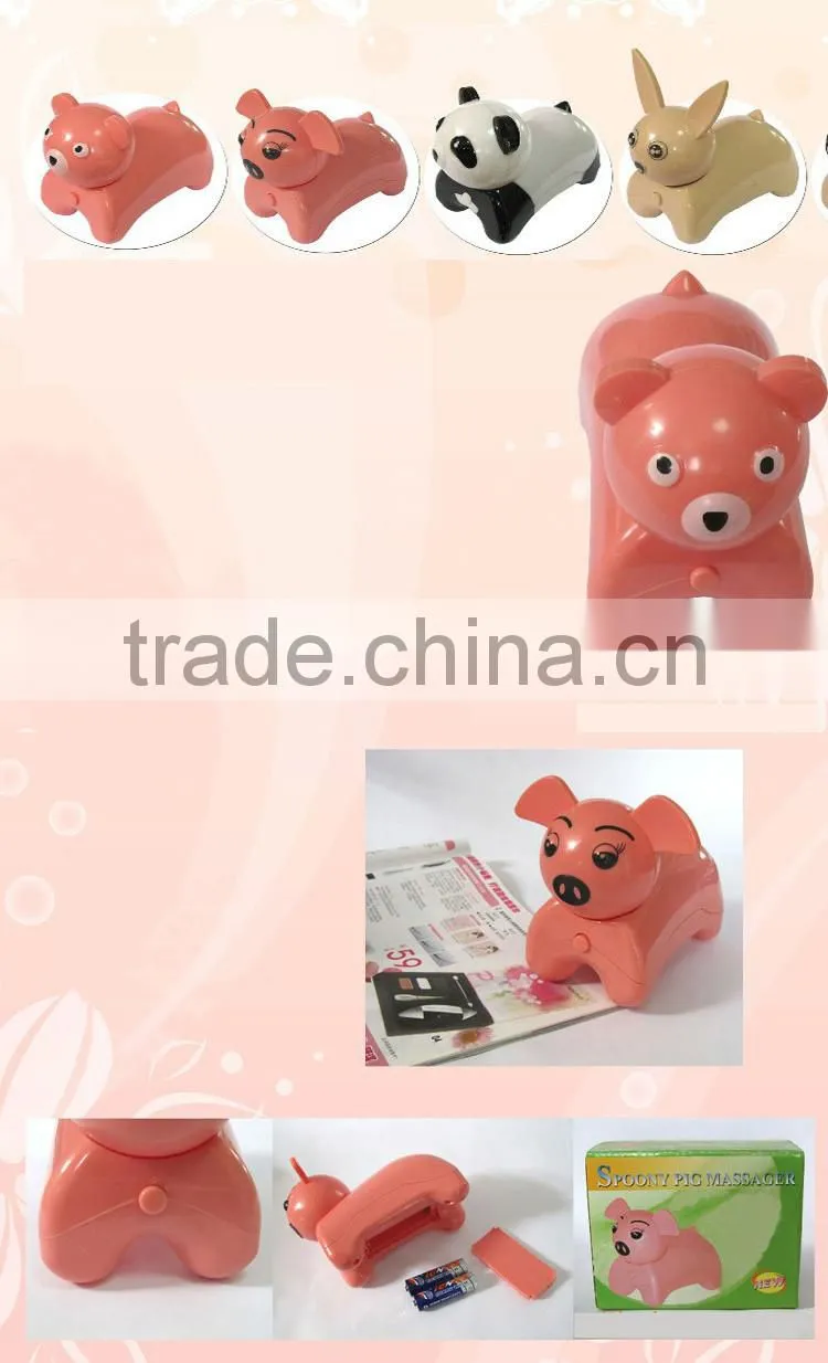 pig Body Massager 4-point Health plastic Hand Tool Massage