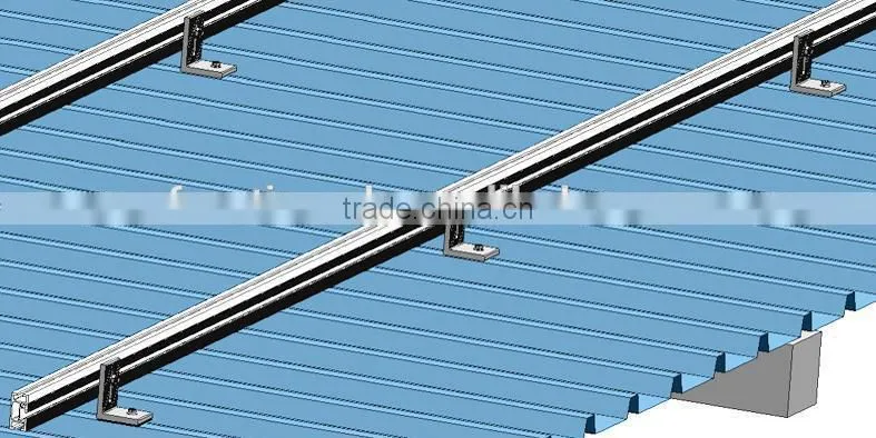 Hot new products rooftop solar aluminum mounting rack