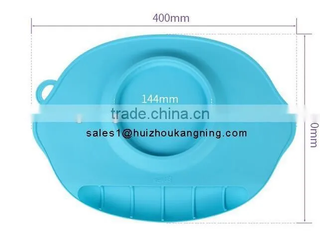 Portable Baby Antibacterial Waterproof Placemat with Sucker Dining Mat
