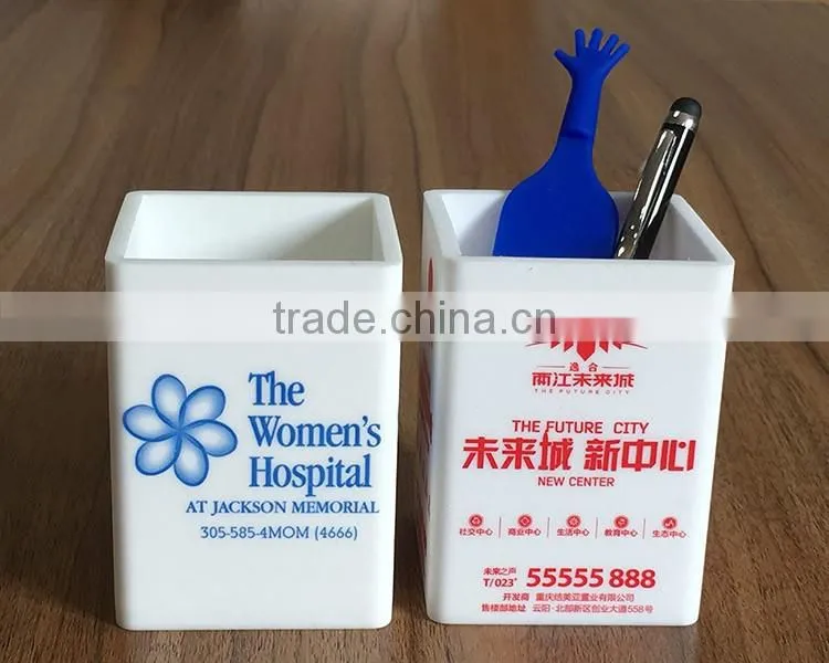 Hots selling cute stationery Silicone pen holder