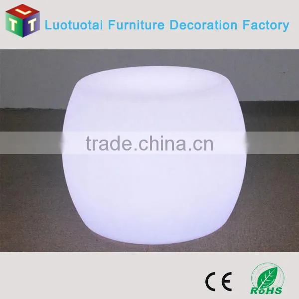Fashional night bar rechargable multi color led light stool chair