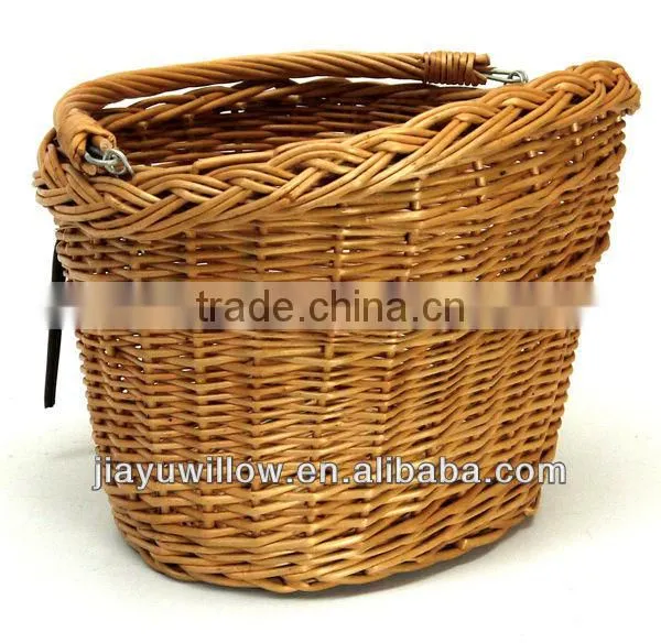 practical and durable bicycle basket wicker