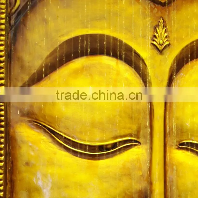 Own Factory Handmake Resin Indoor Golden Big Buddha Water Fountain