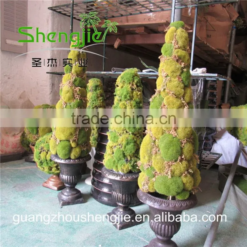 SJLJ013241 plastic moss plant / artificial plant for home garden decoration