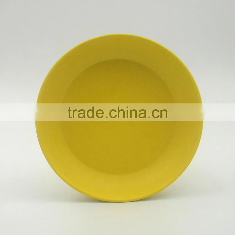 wholesale ecofriendly bio bamboo fibre plate dishes