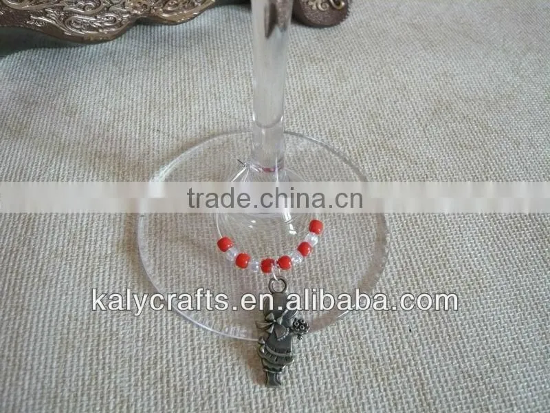 promotion item christmas wine charms