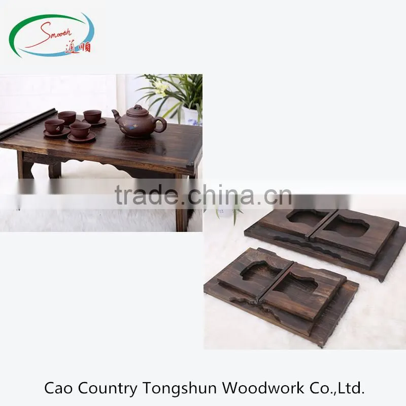 Country style wholesale price white fancy wooden shoes stool