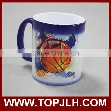 Porcelain full color changing ceramic magic mugs