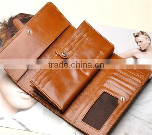 Custom many color woman's leather purse