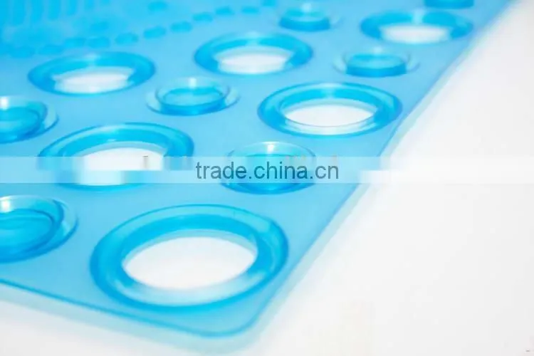 Manufacturer anti bacteria round anti slip pvc bath mat