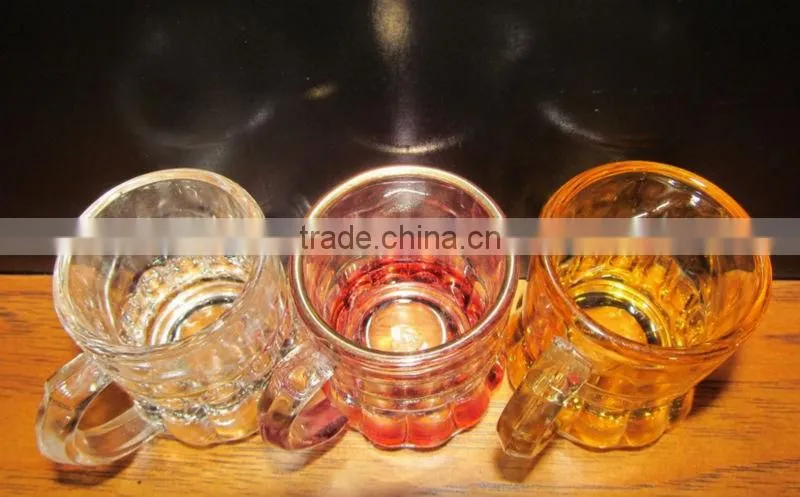 3 pcs Depression shot glass