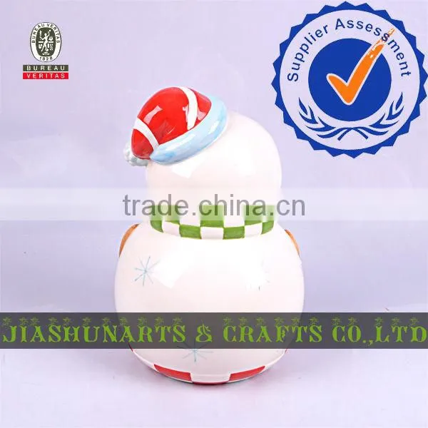 Snowman Ceramic Large Storage Boxes