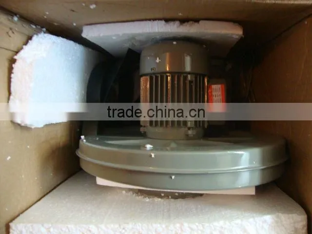 air blower with iron coat 220v 900w 1400cbm/hour for laser engraving machine
