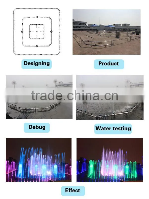 customized music dancing ganesh water fountain with lights