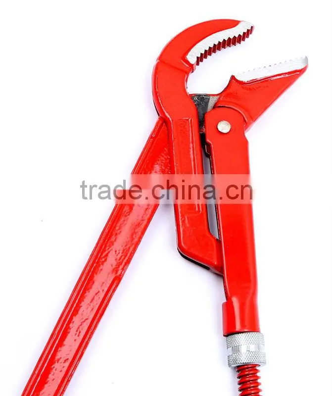 Bent Nose Pipe Wrench-S type pipe wrench