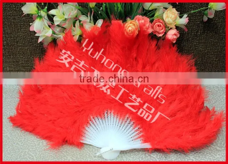 turkey feather fan for wedding