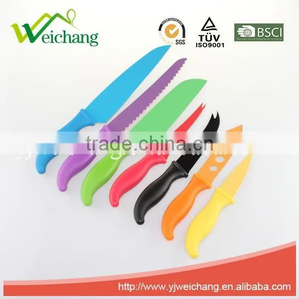 WCE416 6 pcs set Kitchen Knives wholesale non-stick knife set hot sale