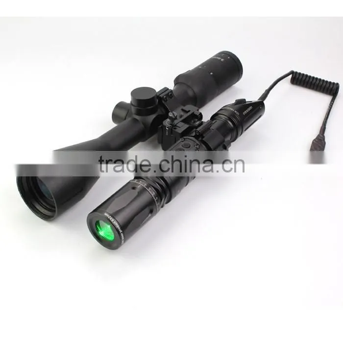 Suzero Output power 20-100mw adjustable Long Distance tactical Green Laser Flashlight Designator Illuminator Torch