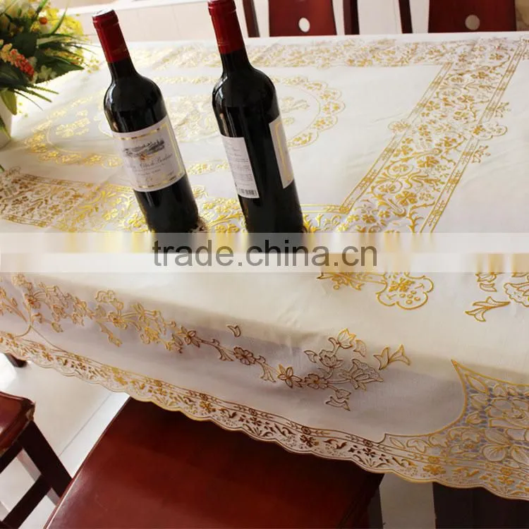 Table covers vinyl lace tablecloth roll PVC tablecloth roll