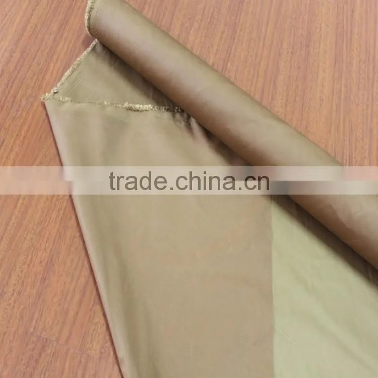 100 polyester types of jacket fabric material fake memory coated fabric for jacket clothing
