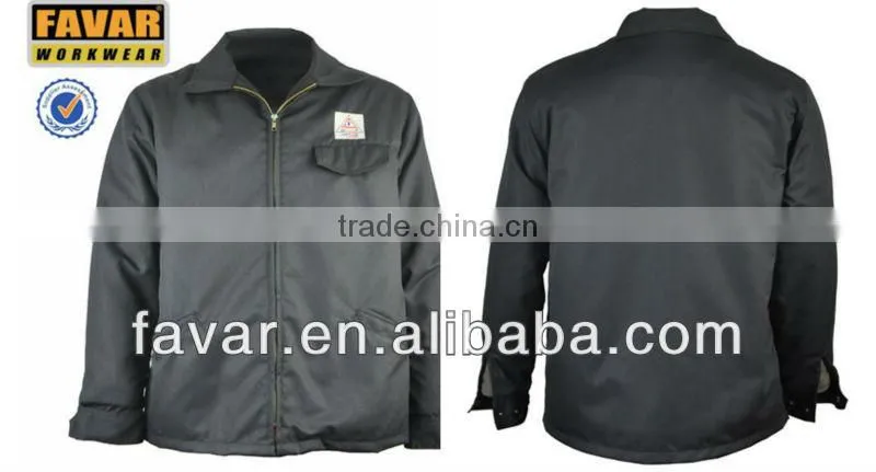 EN531 100% cotton fr heavy winter work jacket w/ custom logo for oil field