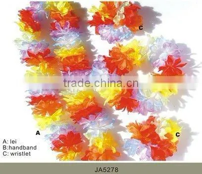 Polyester Hawaiian Leis for Party