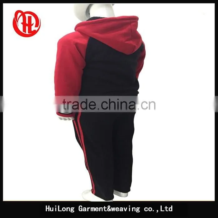 kids wear poly hoodies boys clothing sets