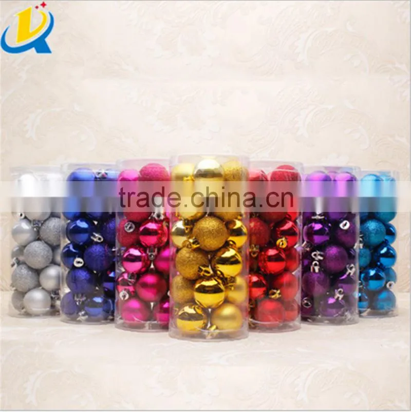 High quality colorful wholesale round plastic giant Christmas ball