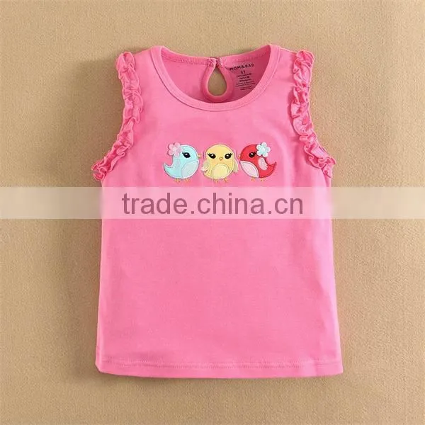 2015 Summer girl dress casual sleeveless dresses kids clothes wholesale