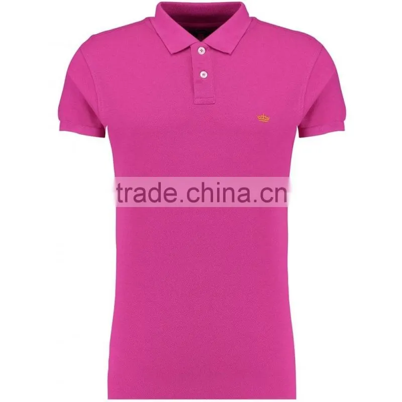 MGOO OEM Services Plain Color Mens T shirts Buttons Up Fly Mens Tops New Design Polo