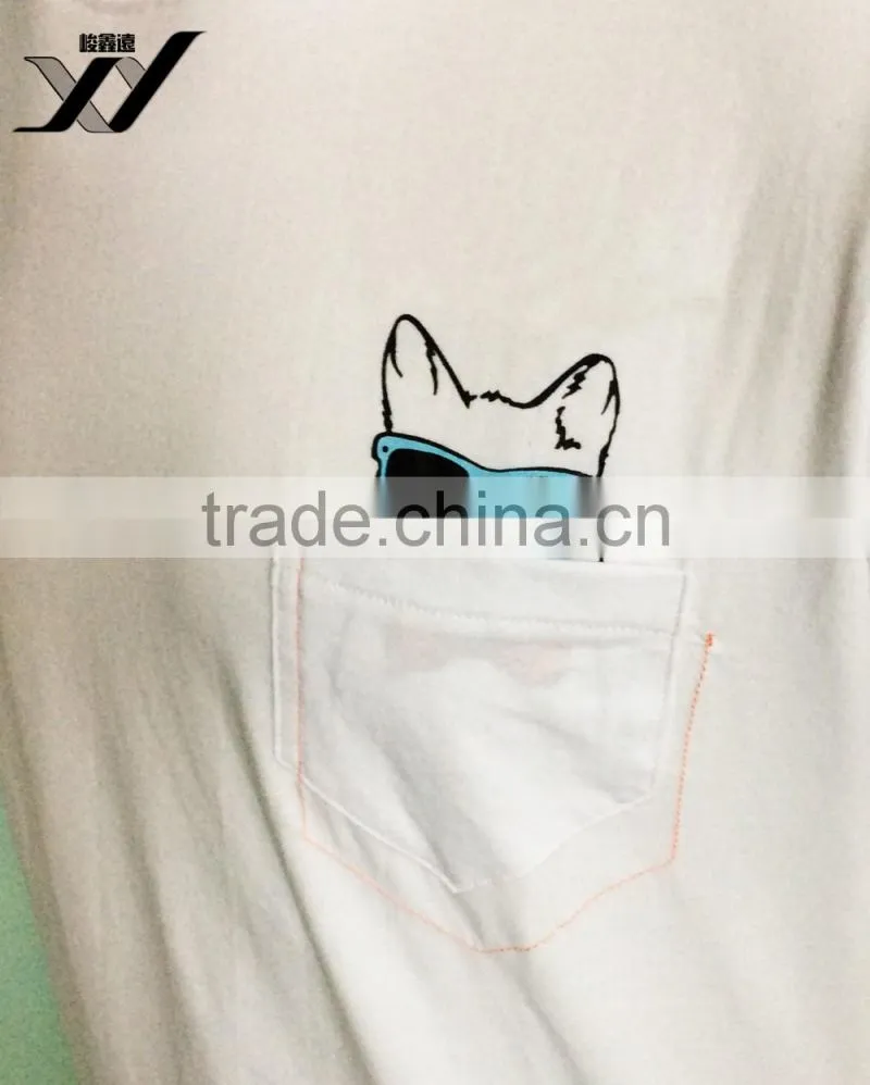 2016 hot sale short sleeve T-shirt with cartoon pattern