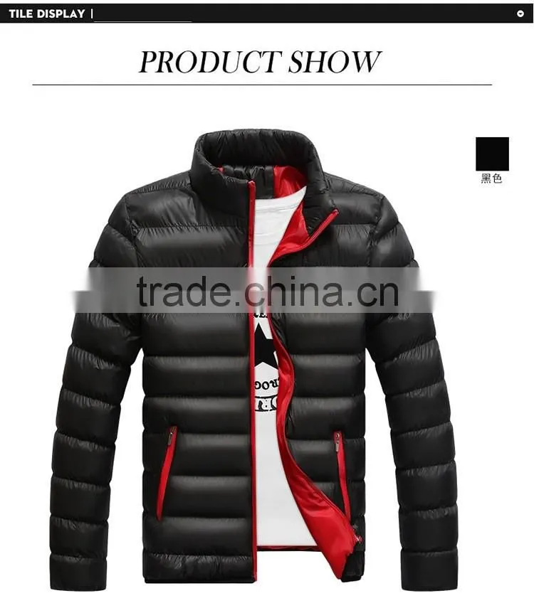 Winter Jacket Men 2016 Men Cotton Blend Coats Zipper Mens Jacket Casual Thick Outwear For Men Asia Size 4XL Clothing Male