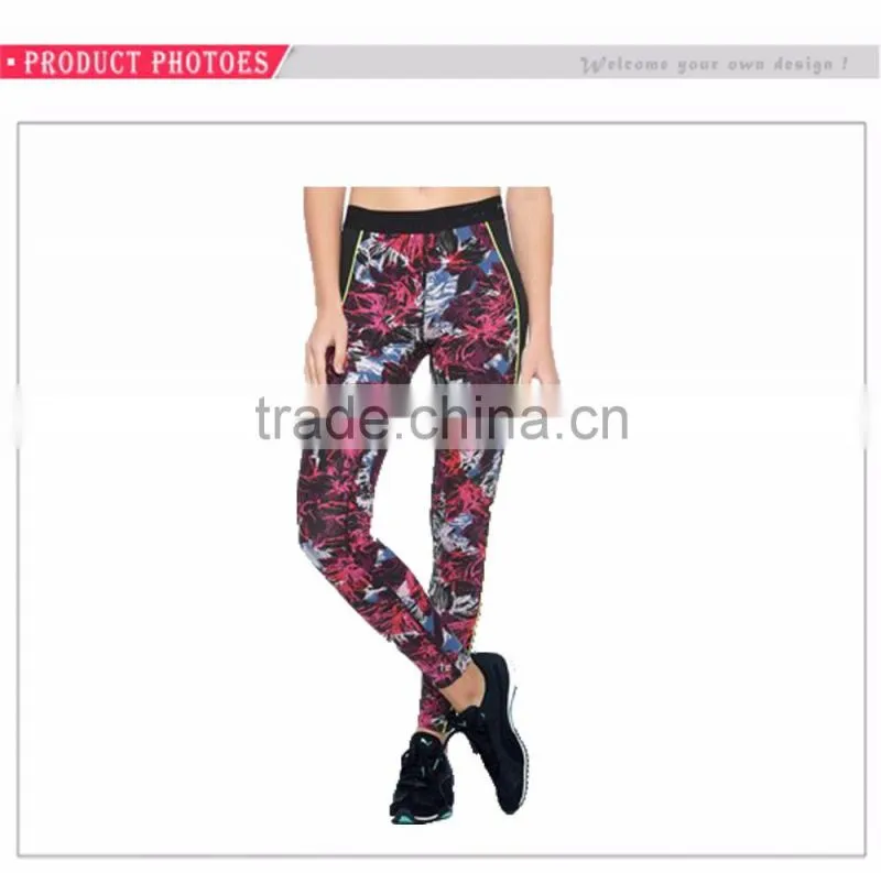Custom Top Quality Best Sport Knit Print Leggings With Designs For Women