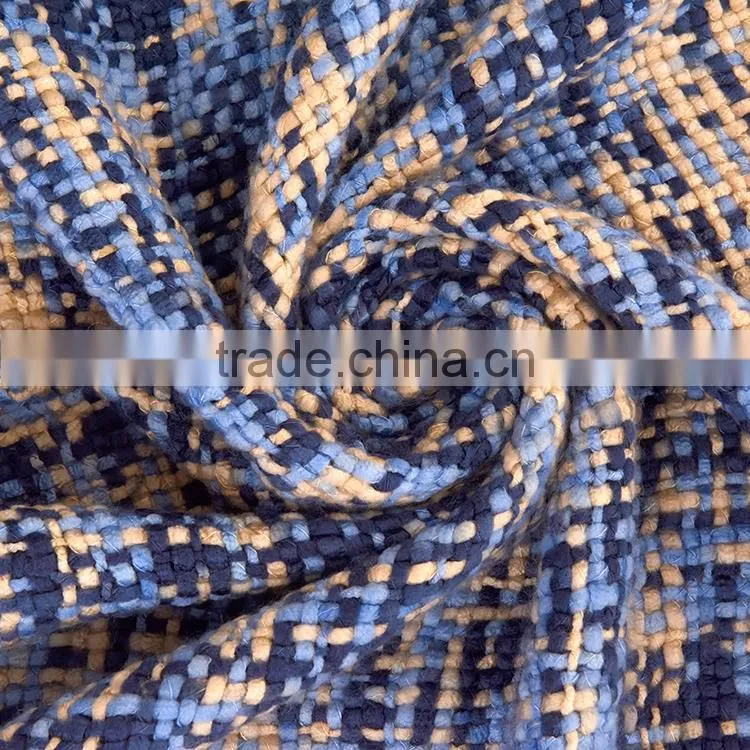Cheap factory price Acrylic hand made throw knit blanket