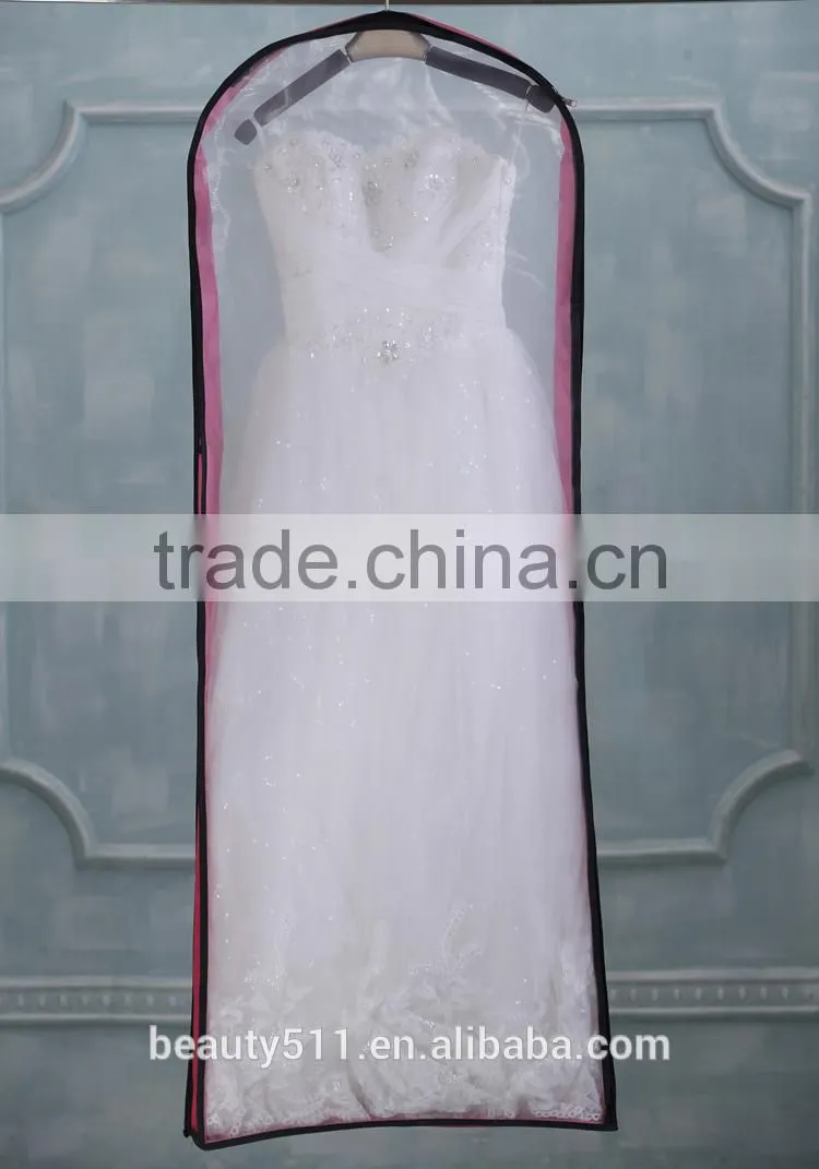 custom printed wedding dress garment bag wholesale wedding dress cover bag dust bag for dresses WB08